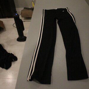 Black Adidas Athletic Pants Size Medium